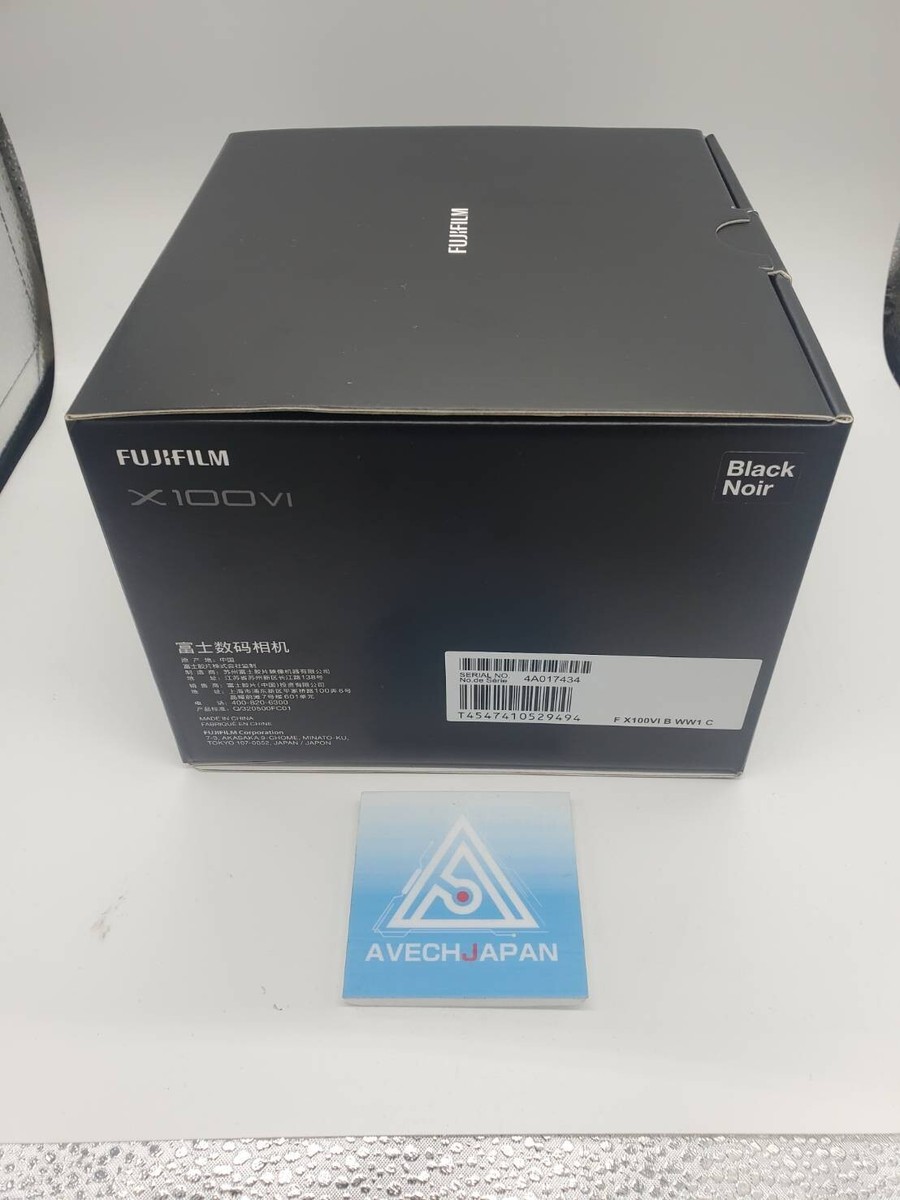FUJIFILM X100VI Digital Camera Black40.2MP Unopened item From JP