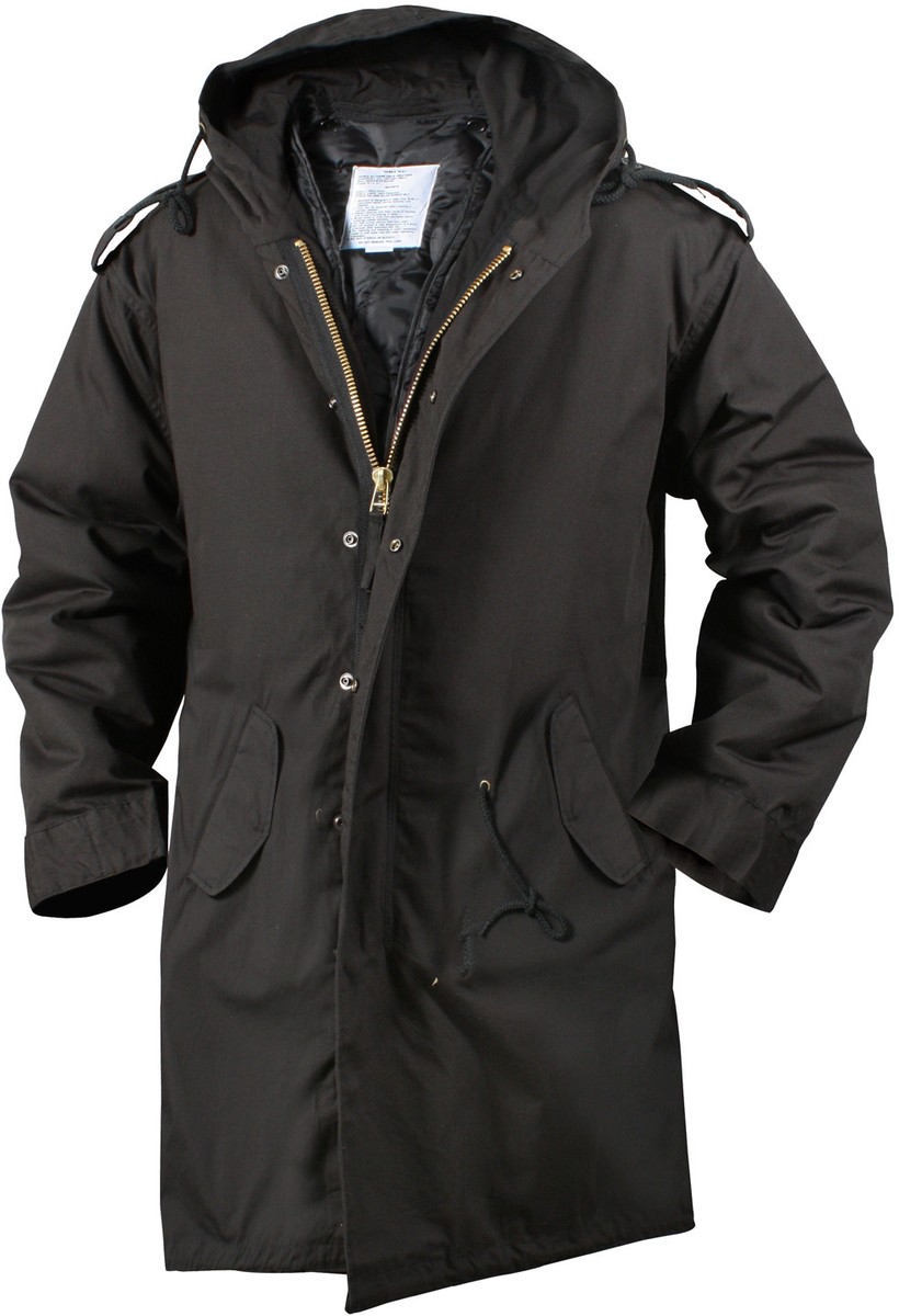 Military M-51 Fishtail Parka Hooded Army Field Winter Jacket Long