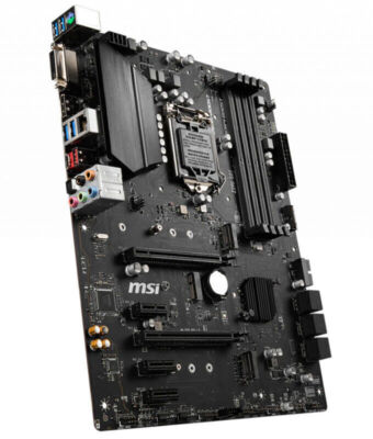 MSI Z390-S01 Motherboard Intel Z390 LGA 1151 DDR4 M.2 ATX DVI-I PS