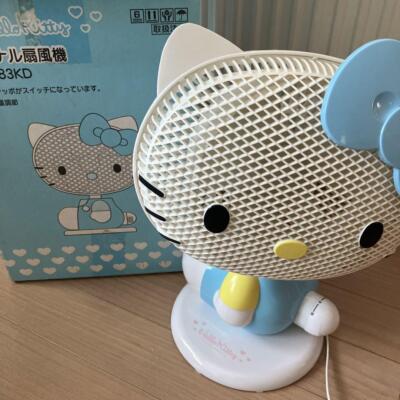 Hello Kitty Personal Electric Fan CPM-183KD From Japan Rare Good