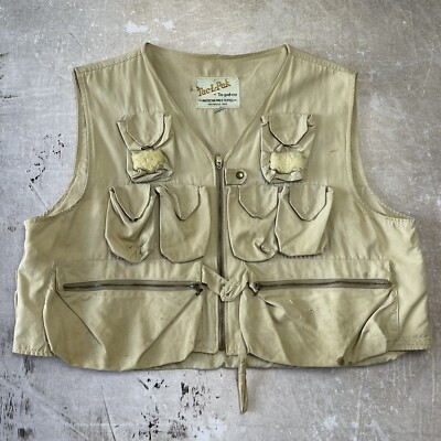 Vintage 1940s Ta-Pat-Co Men's Fly Fishing Vest American Pad