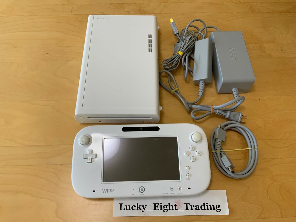 Nintendo Wii U White Premium 32GB Console Charger SHIRO [CC] | eBay