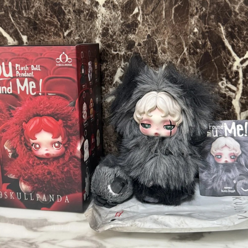 SKULLPANDA YOU FOUND ME SERIES PLUSH PENDANT SECRET-BUDDY DOGGIE