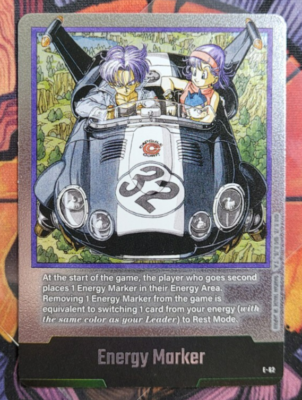 Bulma Trunks E-62 Silver Energy Marker Dragon Ball Manga Booster