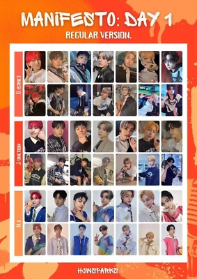 SUNGHOON ENHYPEN MANIFESTO : DAY1 official Photo card D J M