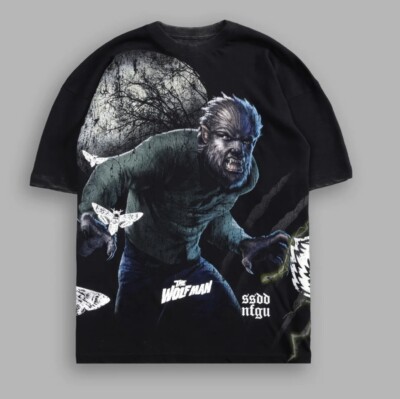 DARC SPORT X UNIVERSAL MONSTER X HALLOWEEN WOLFMAN SHIRT (M