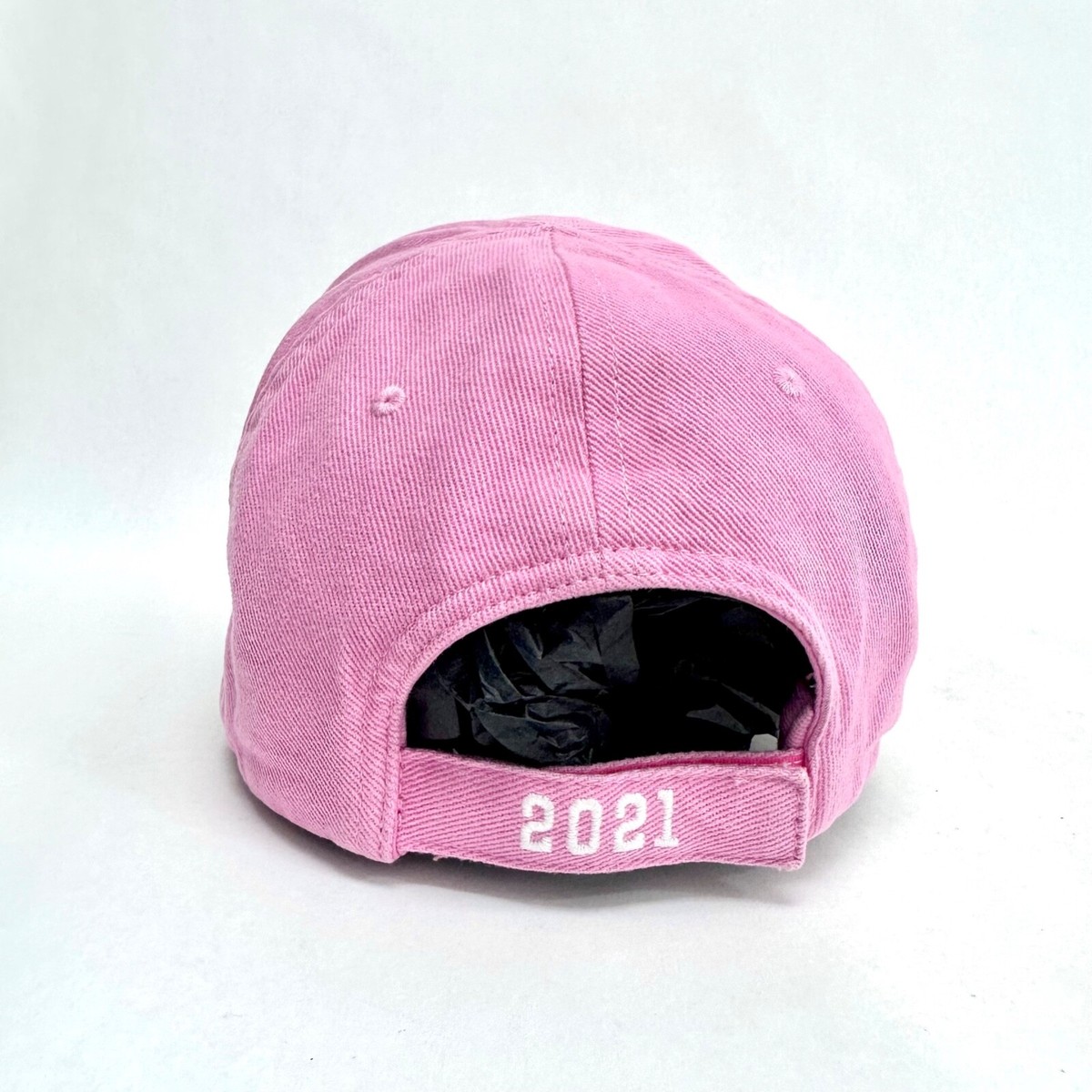 BALENCIAGA Gay Pride 2021 Pink Baseball Cap Hat Size L Authentic
