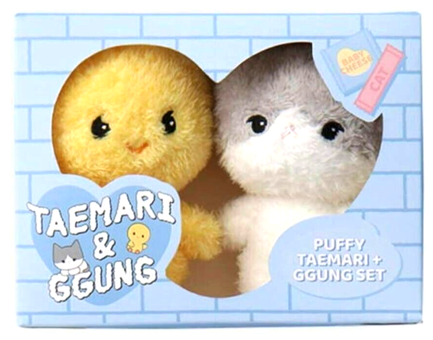 SHINee TAEMIN PUFFY TAEMARI + GGUNG SET Official Plush Doll Goods