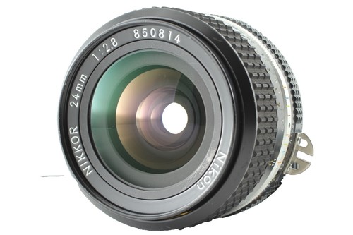 SIC; MINT+] Nikon Ai-s Nikkor 24mm f/2 AIS MF Lens S/N;247*** from