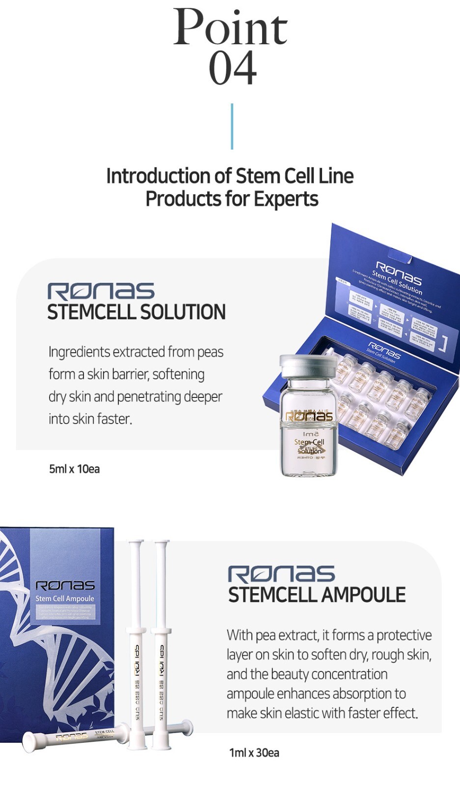 RONAS] Stem Cell Coconut Ampoule Essence 150ml EXP 2025-06-07