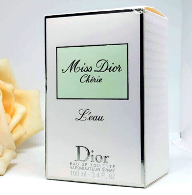 ❤️MISS DIOR CHERIE L'EAU,CHRISTIAN DIOR, 3.4oz.100ml.,Eau de