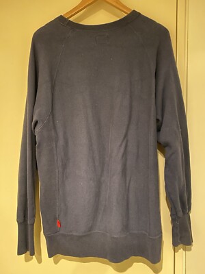 Wtaps Design 02 Sweatshirt Sweater Crewneck Navy XL Slim Fit L Or