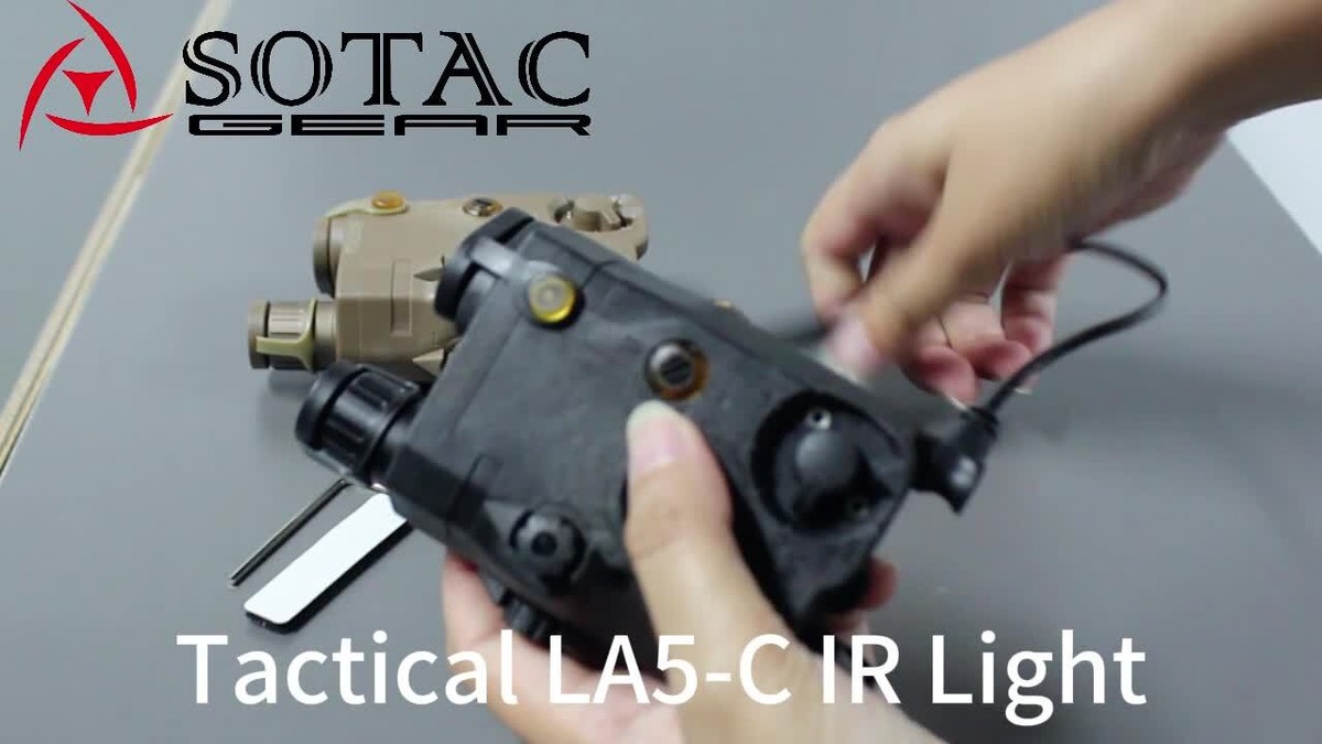 SOTAC PEQ-15/LA5-C UHP Adjustable Beam & IR Light IR Laser Green