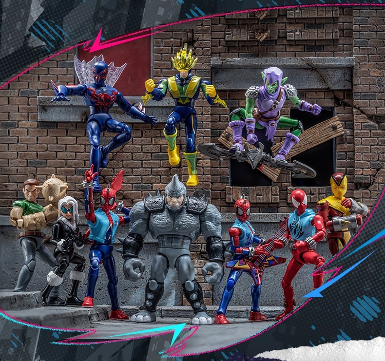 Blokees Marvel Spider-man Spider-punk Galaxy Version Action Figure