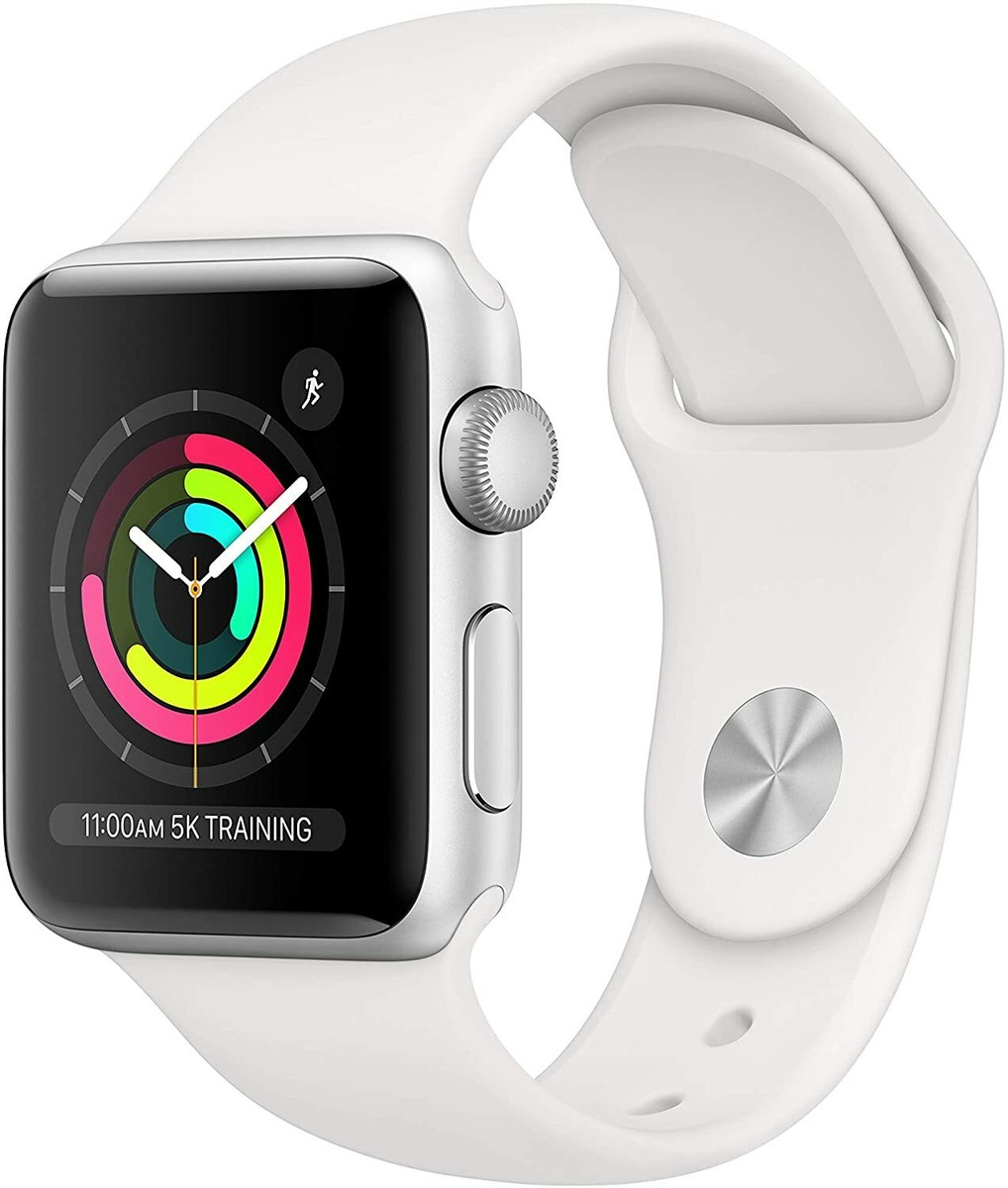 Apple Smart Watch Serie 3 GPS 42mm Silver Aluminum Case White