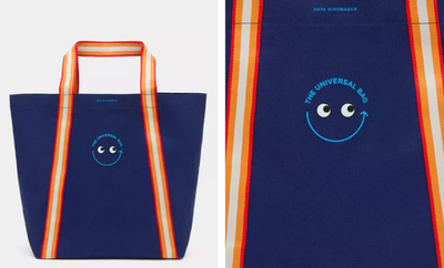 Anya Hindmarch The Universal Bag ALDI Tote Shopper Blue BNWT NEW