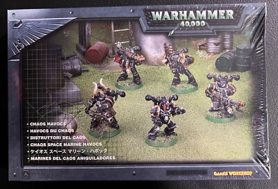 Warhammer 40K Chaos Space Marine Havocs (2002) Sealed NIB OOP
