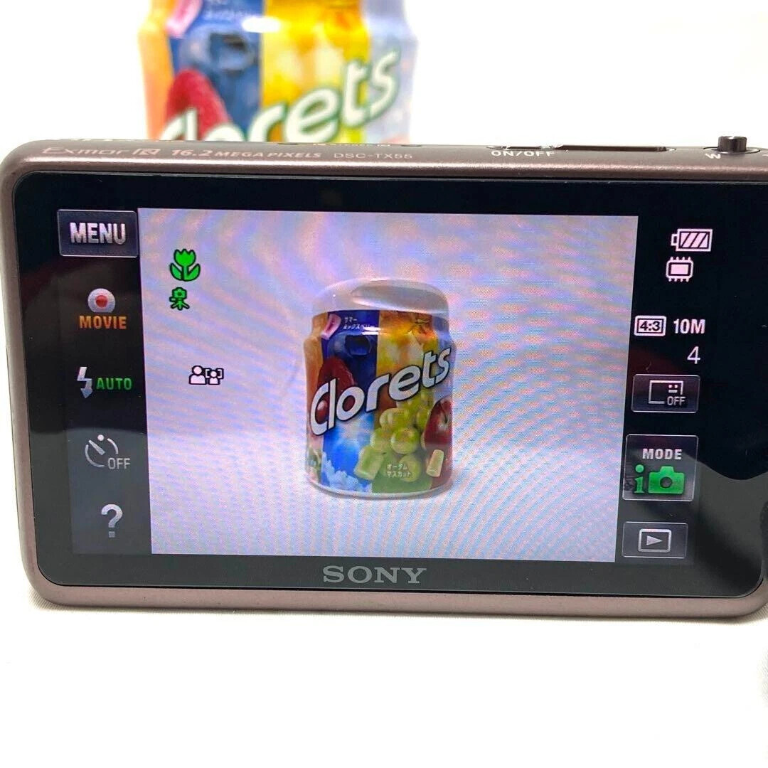 Sony Cyber-shot DSC-TX55 16.2MP CMOS Vintage Digital Camera -100