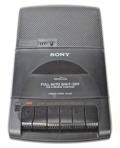 SONY TCM-77V AUTO REVERSE V-O-R CASSETTE-CORDER **FOR PARTS OR