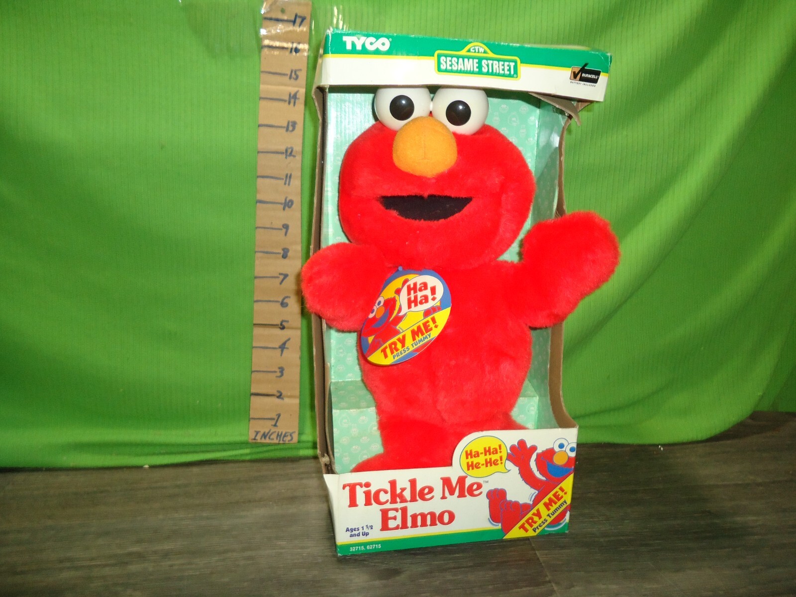 vintage 1990s TYCO tickle me ELMO never opened! in box | eBay