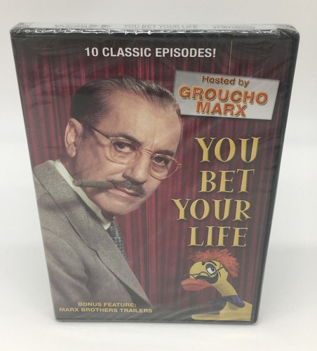 GROUCHO MARX - You Bet Your Life (b&w) - DVD - Black & White Ntsc