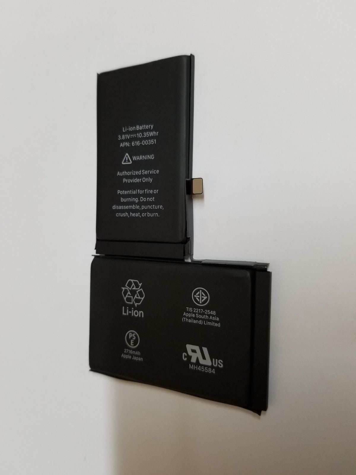 Genuine Apple iPhone X Replacement Battery 616-00351 2716mAh