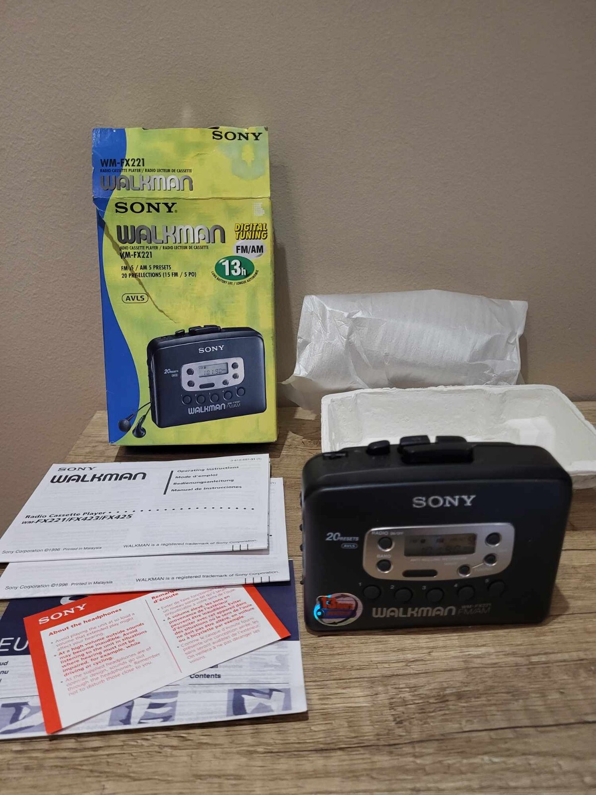 sony walkman wm-fx221 new new | eBay