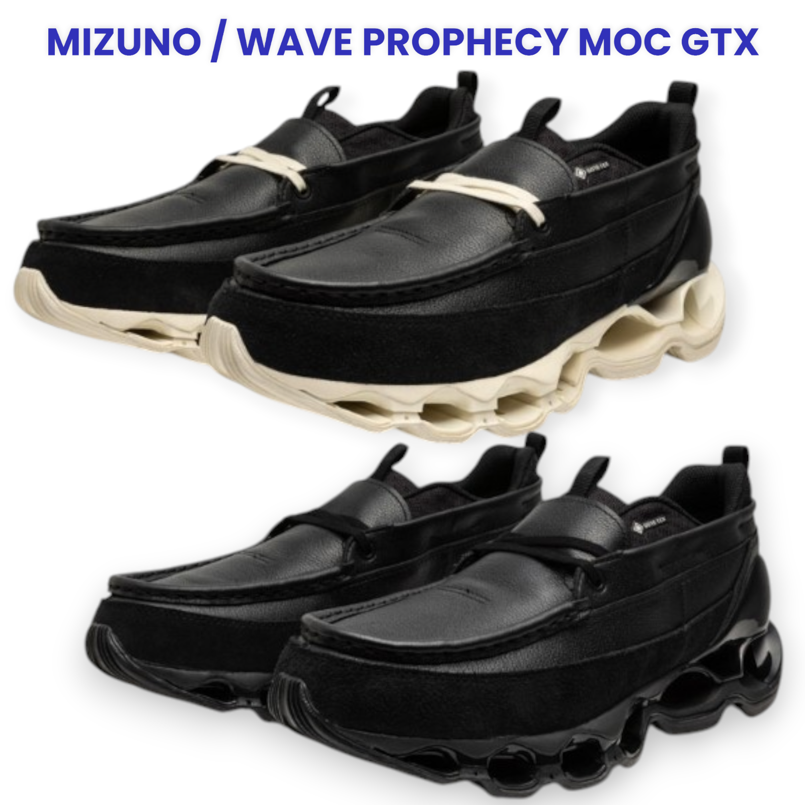MIZUNO WAVE PROPHECY MOC GTX Black x Off White Black Japan New