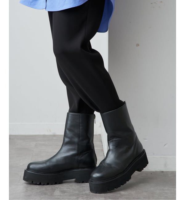 追加2》CAMINANDO カミナンド 別注 ウシロZIPブーツ（VERMEIL par iena