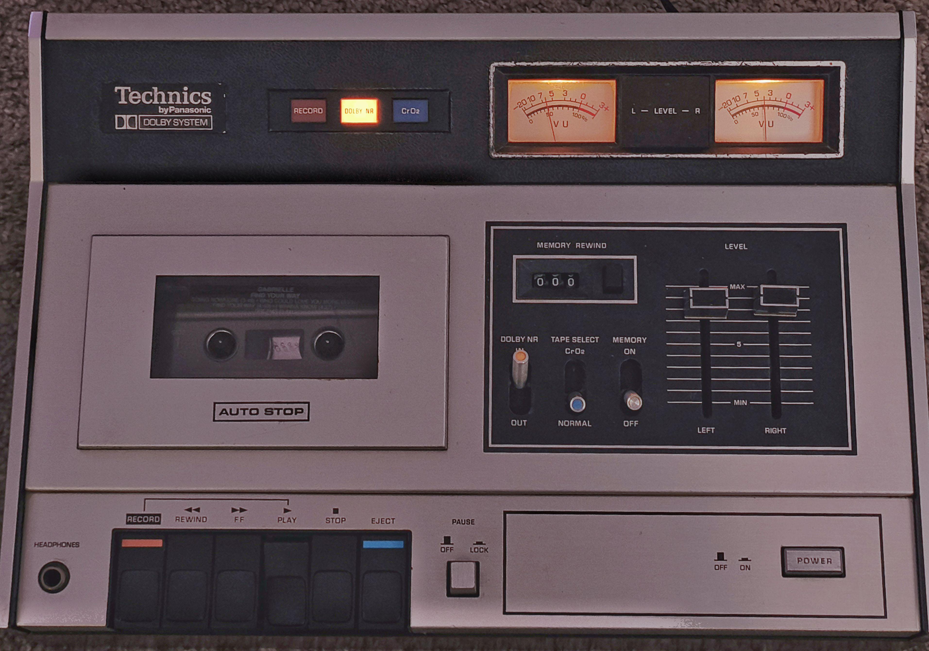 Another amazing score: Technics RS-263US for $11! : r/cassetteculture