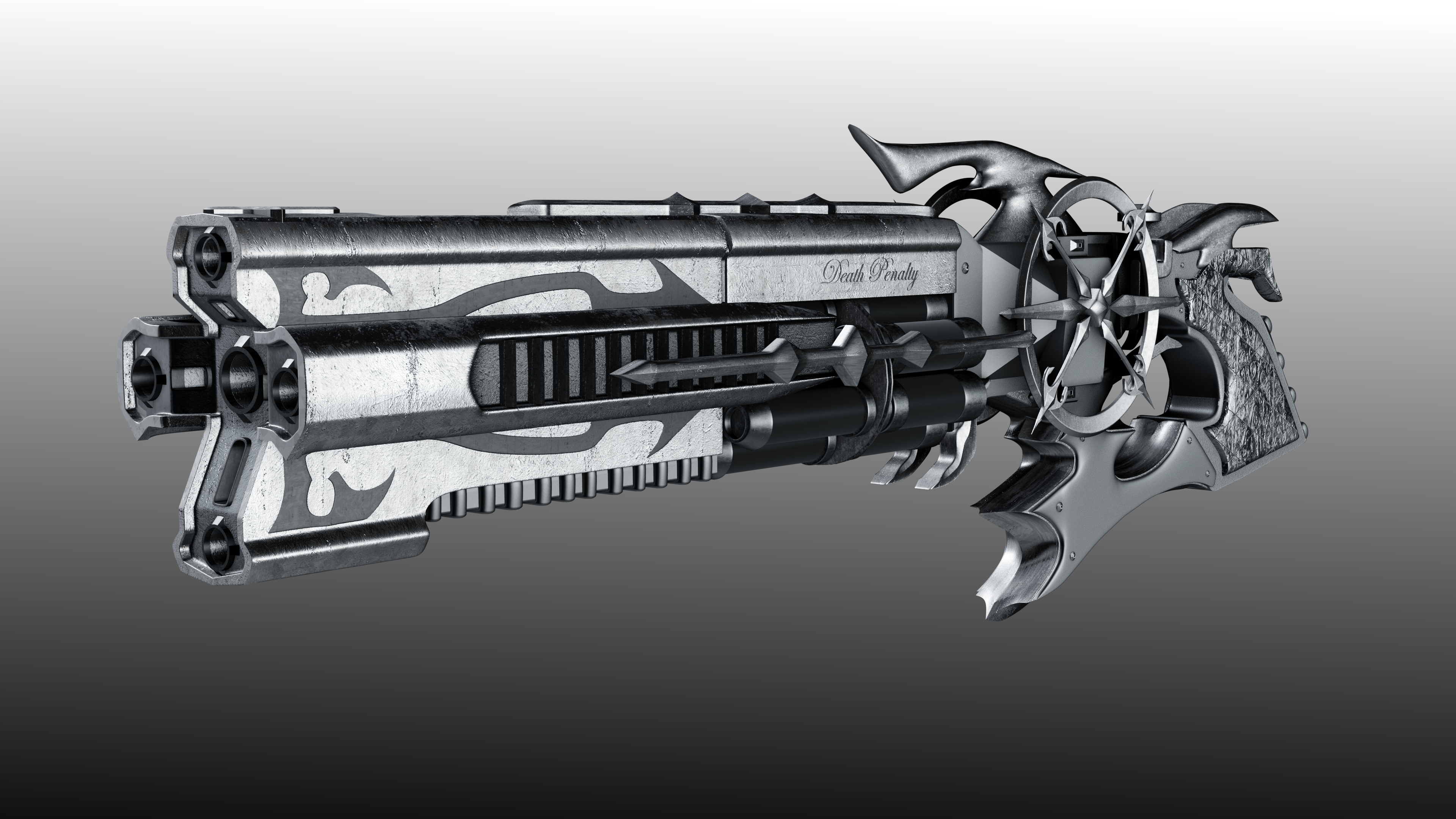 OC] Death Penalty from FFVII Dirge of Cerberus made in Blender : r