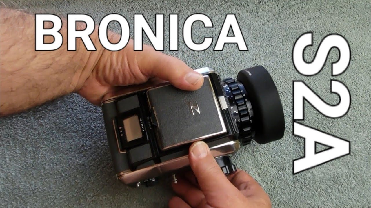 BRONICA S2A MEDIUM FORMAT FILM PHOTOGRAPHY CAMERA. NIKKOR 75MM F2
