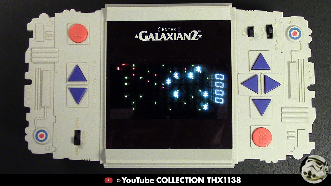 GALAXIAN2 ENTEX ELECTRONICS Hand-held Game & Box 1981 Bonus