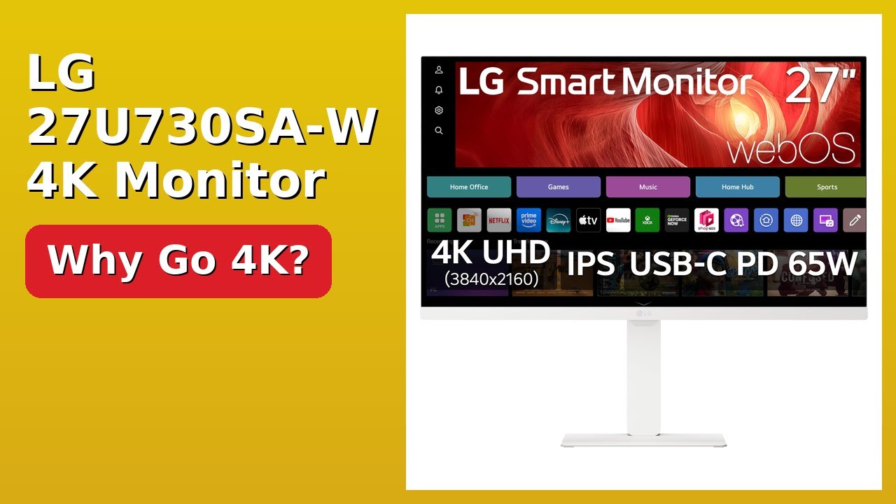 REVIEW (2026): LG 27U730SA-W 4K Monitor. Features. - YouTube