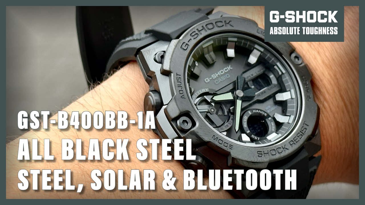 Unboxing The Casio G-Shock GST-B400BB-1A - YouTube