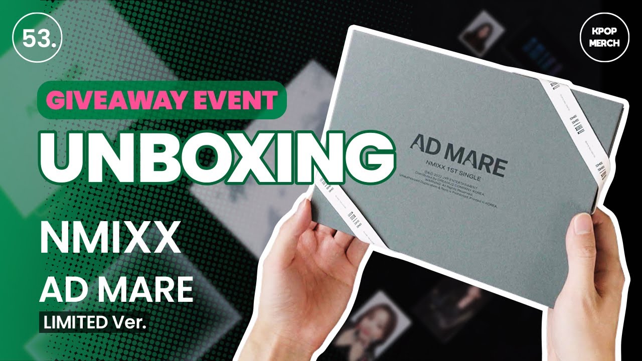 4K] UNBOXING NMIXX Blind Package 1st Single [AD MARE] (Limited
