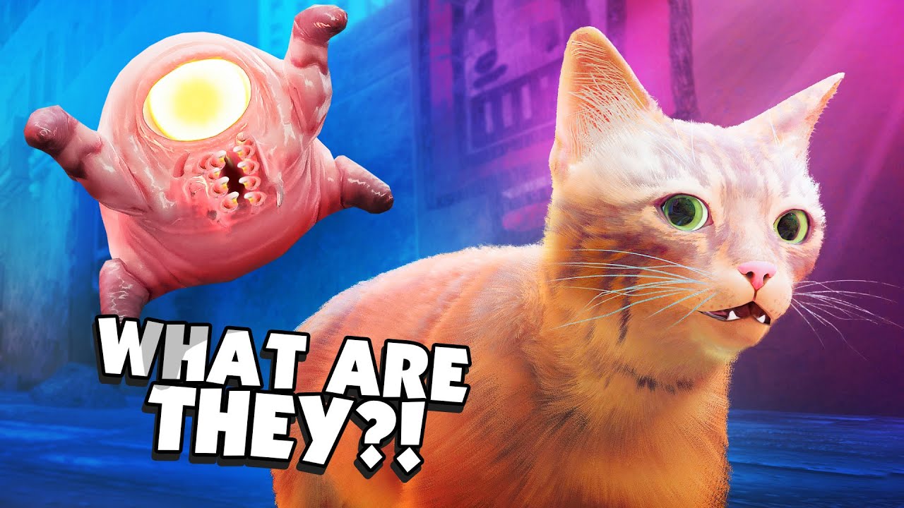 I Became a CAT and was Chased By Mutant Monsters - Stray - YouTube