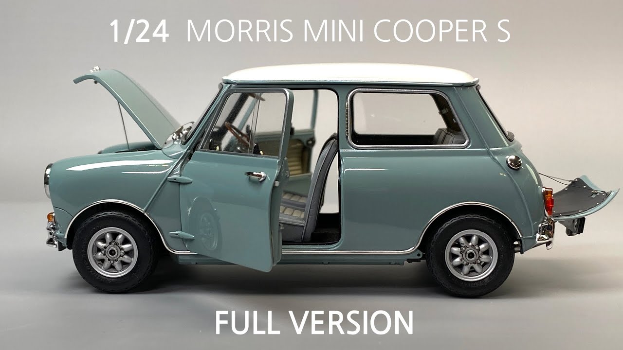 MORRIS MINI COOPER S 1/24 TAMIYA Model car build [Full version