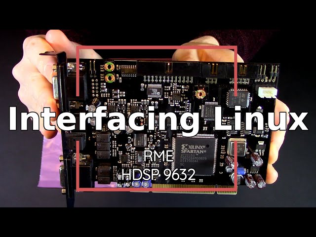 Interfacing Linux: RME Hammerfall DSP 9632 - YouTube