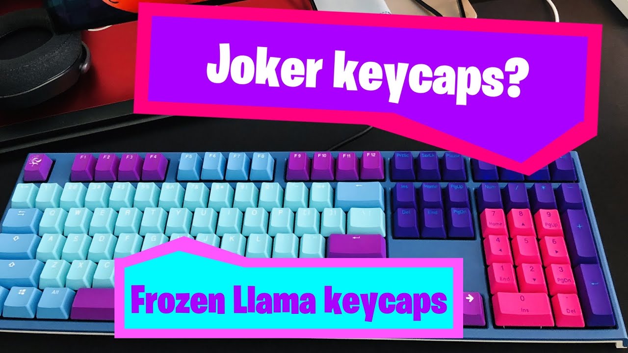 Unboxing Ducky One 2 Good in Blue keyboard + Frozen Llama + Joker