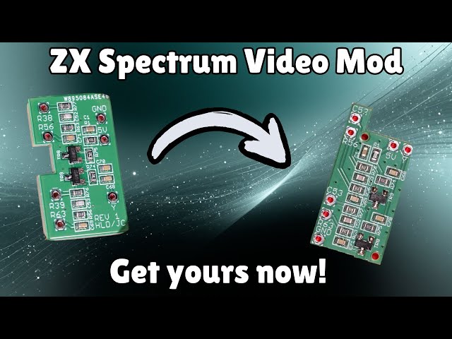ZX Spectrum Issue Two Video Mod - Ordering and Testing - YouTube