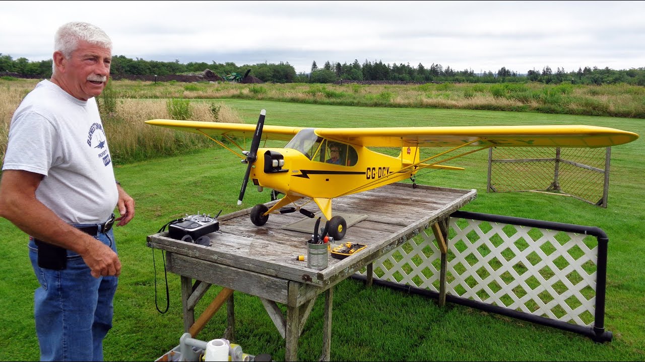 Piper J-3 Cub: 1/4 Scale - YouTube