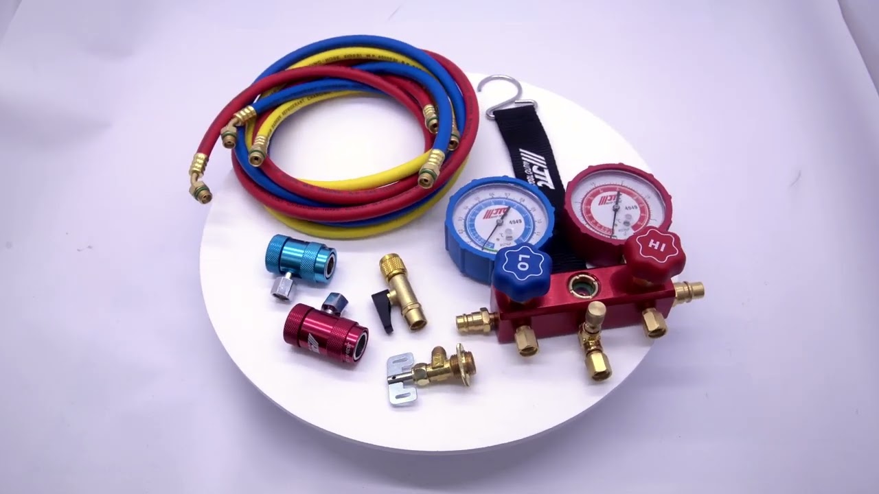 ハイブリッド車用R1234yfマニホールドゲージ | 自動車工具・部品・消耗