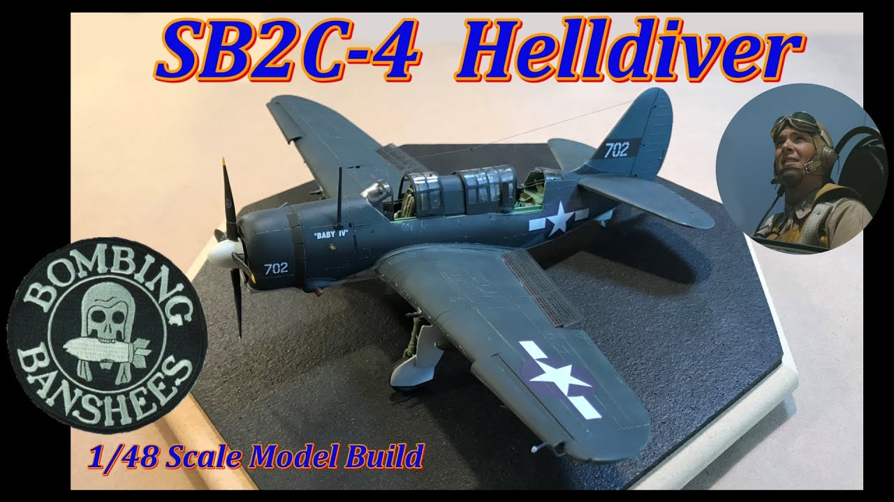 Building the Revell Pro Modeler 1/48 Scale SB2C-4 Helldiver Dive