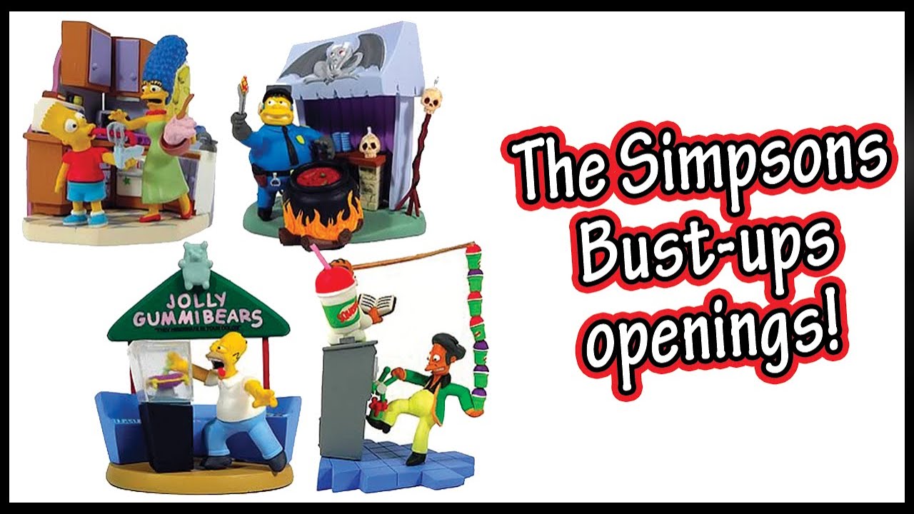 Opening up some Bust-ups from 2006! Simpsons toy openings! - YouTube