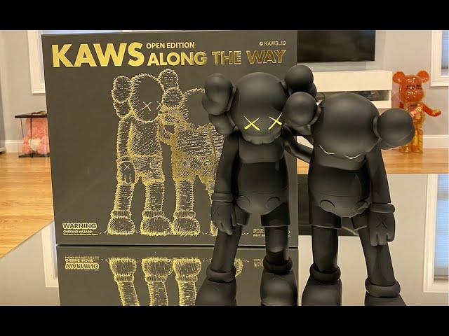 KAWS Along the Way (BLACK) unboxing video - YouTube