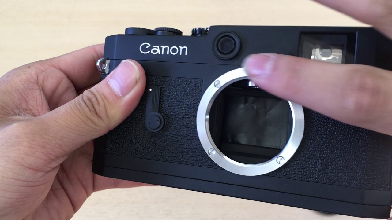 canon キャノン P 使い方 検品方法 フィルムカメラ 動作確認 ブラック