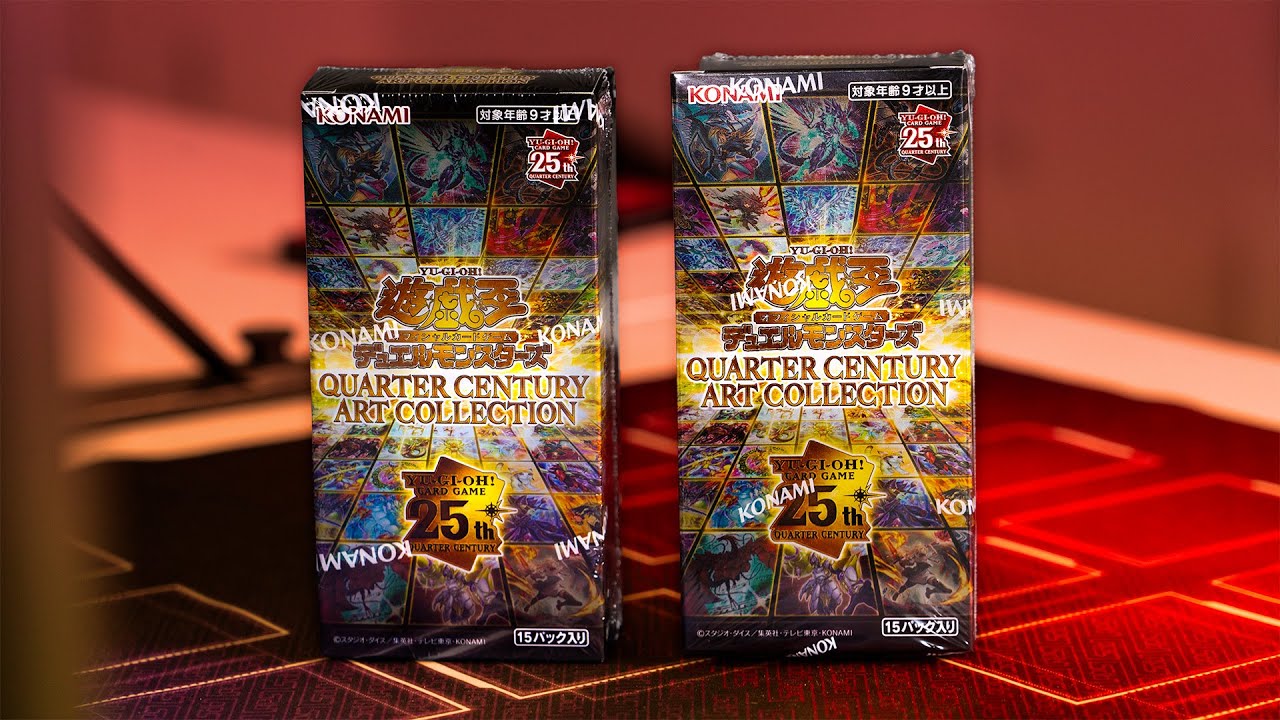 遊戯王OCG デュエルモンスターズ QUARTER CENTURY ART COLLECTION 3BOX