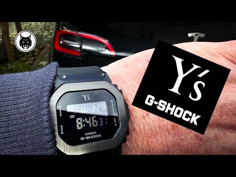 Casio G-SHOCK x Y`s GM-S5600YS-1 - Yohji Yamamoto - 4K - YouTube
