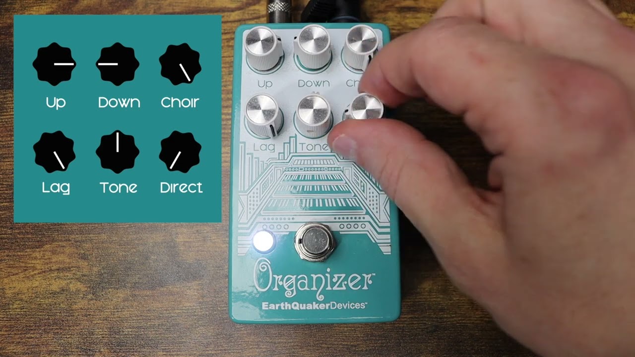 Earthquaker Devices Organizer Polyphonic Organ Emulator - YouTube